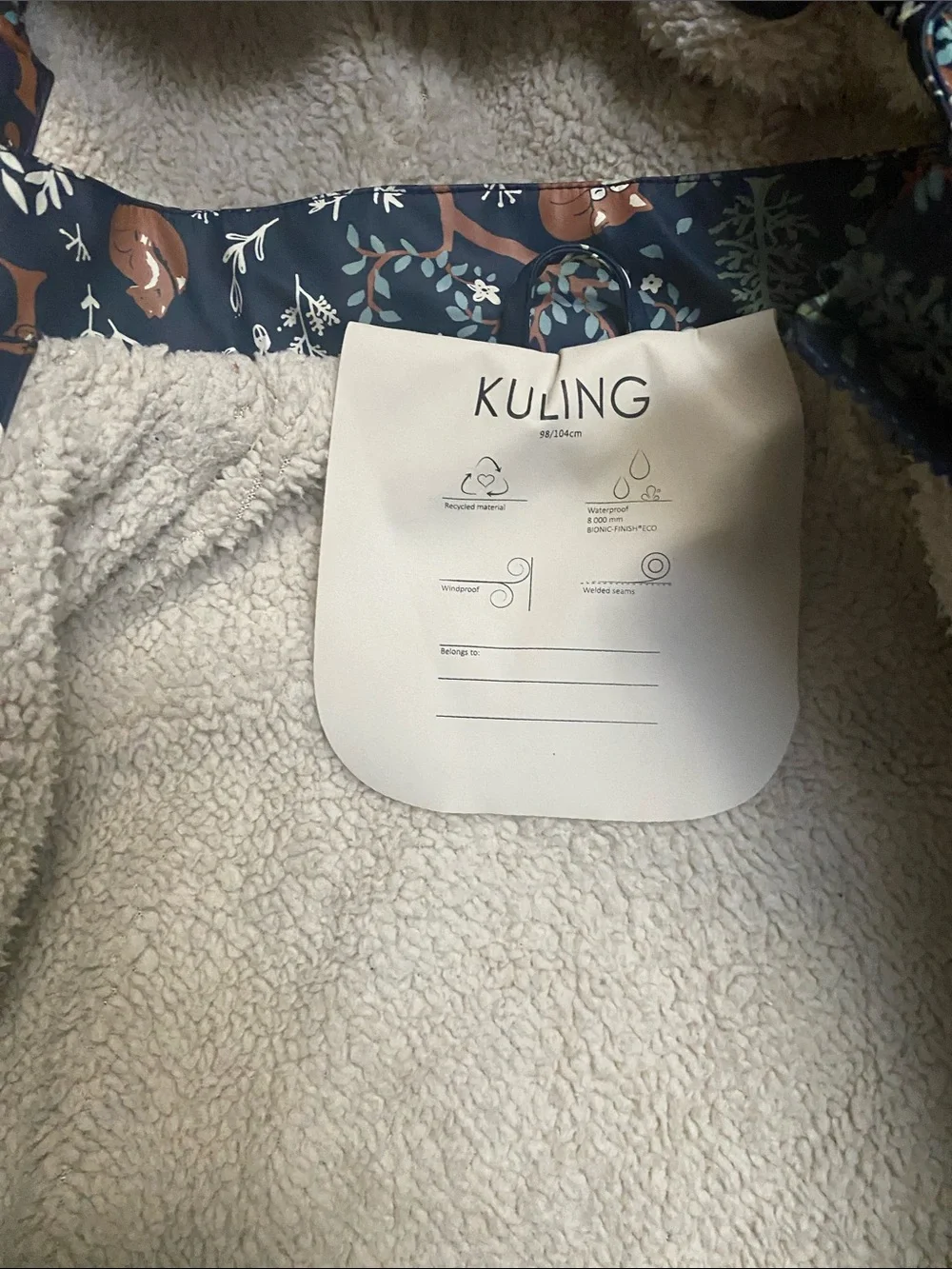Kuling 3/4 insulated rain jacket